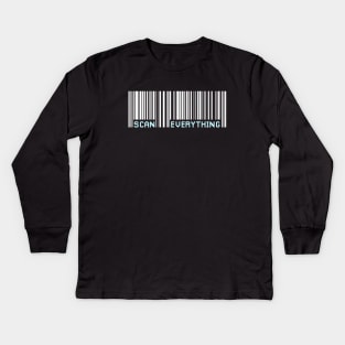 Scan Everything Amazonian Barcode Kids Long Sleeve T-Shirt